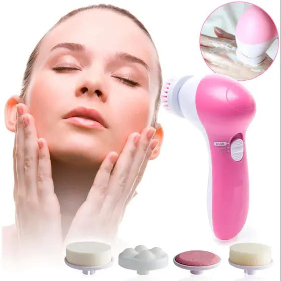 CEPILLO FACIAL 5 EN 1+Protector de pesta