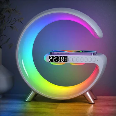 Cargador con NFC y altavoz LED