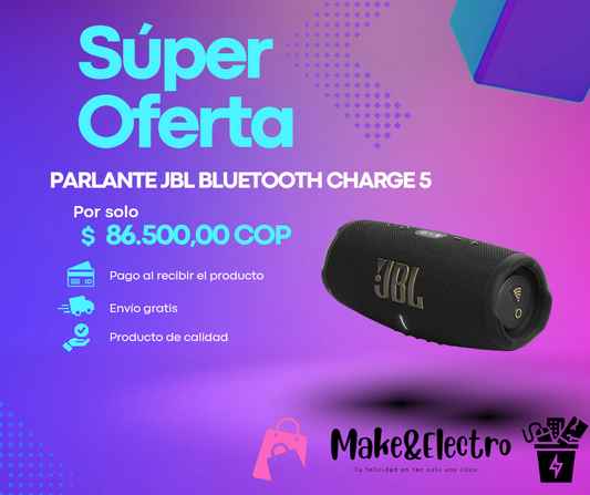 PARLANTE JBL BLUETOOTH CHARGE 5