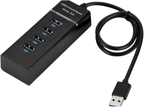 Hub 4 Puertos Usb 3.0 Alta Velocidad ⚡