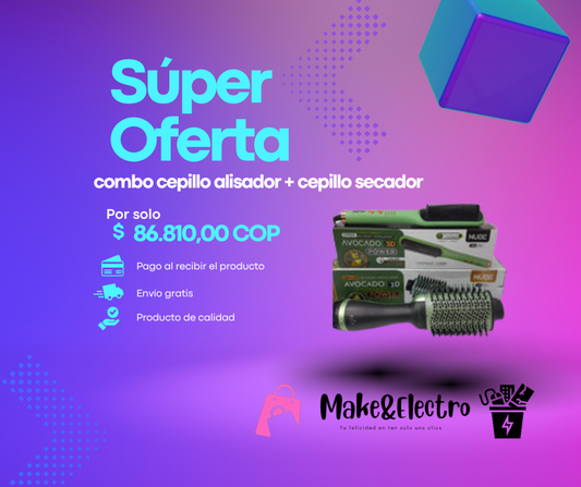 CEPILLO ALISADOR + CEP SECADOR